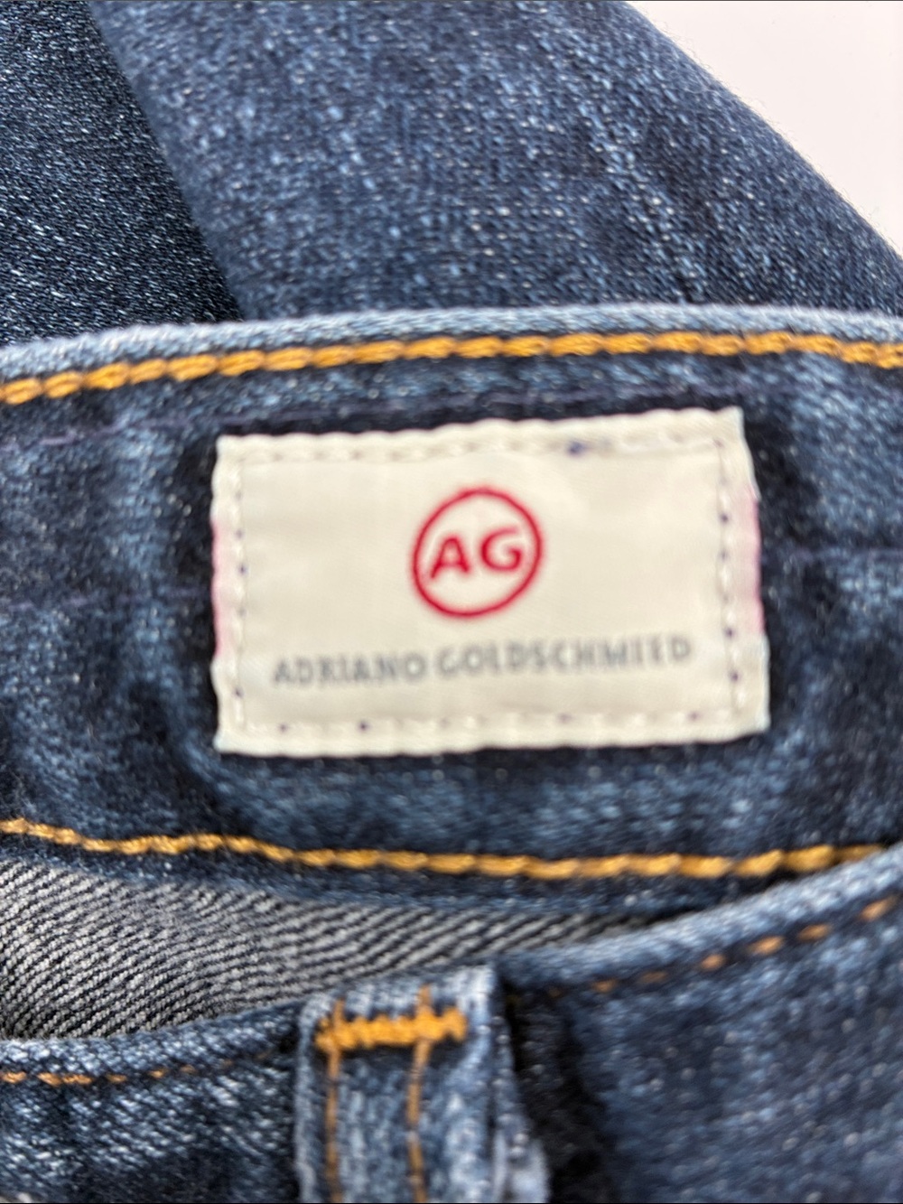 Ag Adriano Goldschmied Men's Dark Blue Slim Straight Jeans - Picture 4 of 6